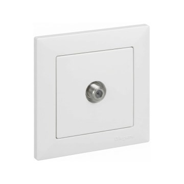Legrand - TV-aansluiting met afdekraam SUNO wit