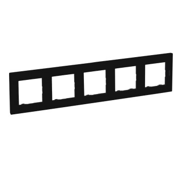 Legrand - Vijfvoudig afdekraam NILOE STEP, zwart