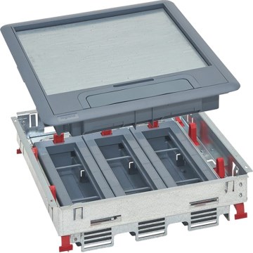 LEGRAND - Vloerdoos voor dubbele vloeren 24 modules (12 apparaten 45x45)