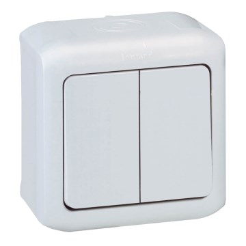 Legrand - Wand-schakelaar serie nr. 5 FORIX IP44 wit