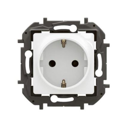 Legrand - Wandcontactdoos SCHUKO zonder afdekraam NILOE 250V wit
