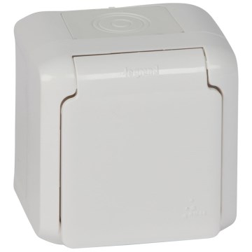 Legrand - Wandcontactdoos voor buiten FORIX 250V IP44 wit