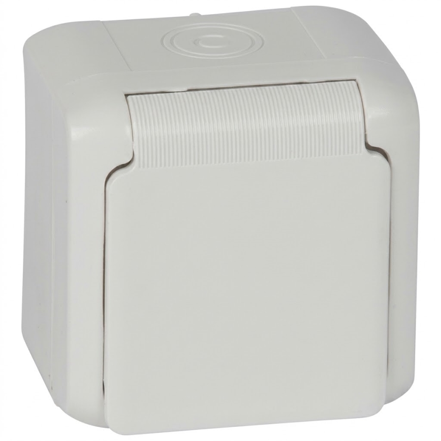 Legrand - Wandcontactdoos voor huishoudelijk gebruik FORIX 250V IP44 wit
