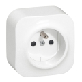 Legrand - Wandcontactdoos voor huishoudelijk gebruik FORIX 250V wit