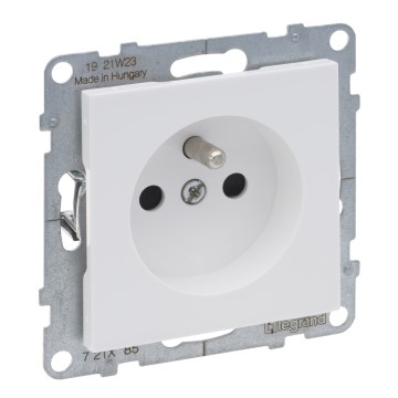 Legrand - Wandcontactdoos voor huishoudelijk gebruik zonder afdekraam SUNO 250V wit