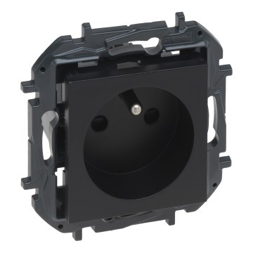 Legrand - Wandcontactdoos zonder afdekraam NILOE STEP 250V zwart