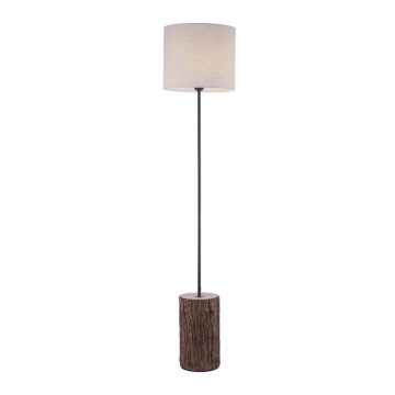 Leuchten Direkt 11234-79 - Vloerlamp BARK 1xE27/40W/230V hout
