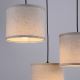 Leuchten Direkt 11236-79 - Hanglamp aan een koord BARK 3xE27/40W/230V hout