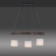 Leuchten Direkt 11238-79 - Hanglamp aan een koord BARK 3xE27/40W/230V hout