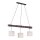 Leuchten Direkt 11238-79 - Hanglamp aan kabel BARK 3xE27/40W/230V hout