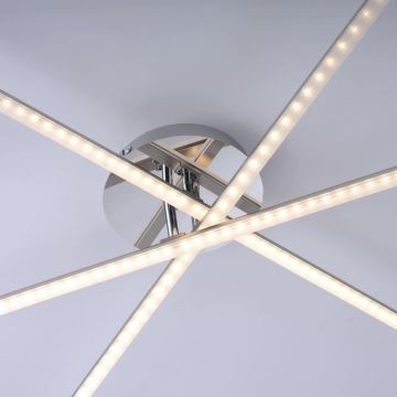 Leuchten Direkt 11274-55 - LED Hanglamp voor Oppervlak Montage SIMON 3xLED/8W/230V mat chroom