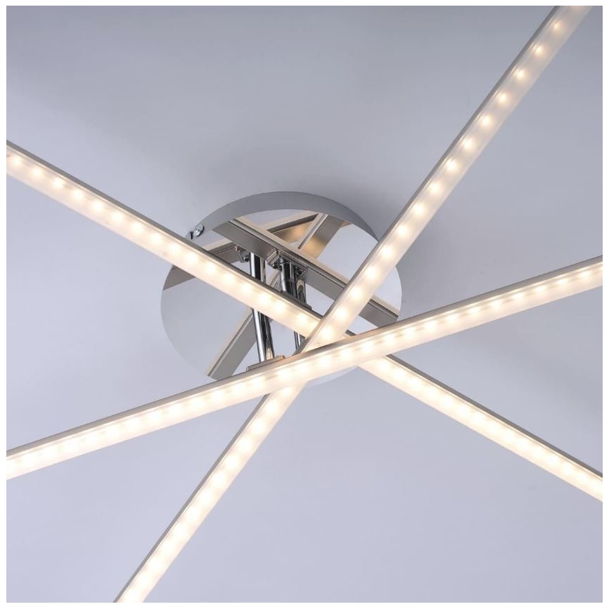 Leuchten Direkt 11274-55 - LED Hanglamp voor Oppervlak Montage SIMON 3xLED/8W/230V mat chroom