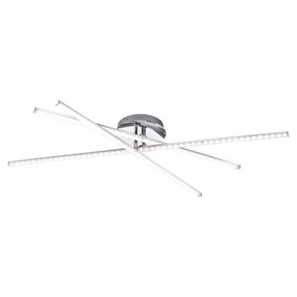 Leuchten Direkt 11274-55 - LED Hanglamp voor Oppervlak Montage SIMON 3xLED/8W/230V mat chroom