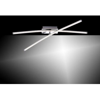 Leuchten Direkt 11292-17 - LED Hanglamp voor Oppervlak Montage SIMON 2xLED/8W/230V glanzend chroom