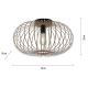 Leuchten Direkt 11411-79 - Bevestigde hanglamp RACOON 1xE27/40W/230V diameter 50 cm bamboe