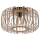 Leuchten Direkt 11413-79 - Bevestigde hanglamp RACOON 1xE27/40W/230V diameter 50 cm bamboe