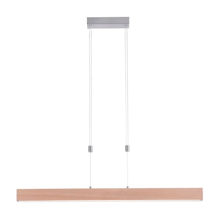 Leuchten Direkt 11420-78 - LED-hanglamp aan kabel AMANDA LED/30W/230V 2700-5000K 110 cm bruin