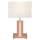 Leuchten Direkt 11421-78 - Dimbare LED tafellamp AMANDA 1xE27/40W/230V + 1xLED/5W