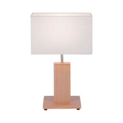 Leuchten Direkt 11421-78 - Dimbare LED tafellamp AMANDA 1xE27/40W/230V + 1xLED/5W
