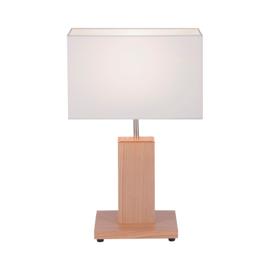 Leuchten Direkt 11421-78 - Dimbare LED tafellamp AMANDA 1xE27/40W/230V + 1xLED/5W