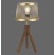 Leuchten Direkt 11423-60 - Tafellamp FREDERIK 1xE27/60W/230V mangoboom