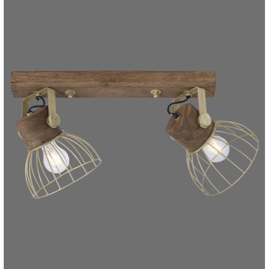 Leuchten Direkt 11487-60 - Spot ALAMI 2xE27/25W/230V mangoboom