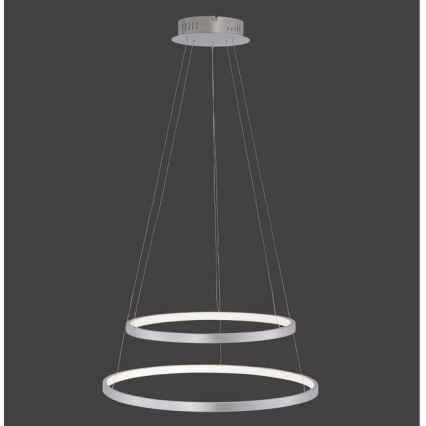 Leuchten Direkt 11525-21 - LED Hanglamp aan koord CIRCLE 1xLED/15W/230V + LED/25W