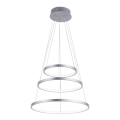 Leuchten Direkt 11526-55 - LED dimbare hanglamp aan kabel CIRCLE LED/13,5W/230V + LED/19,5W + LED/24W
