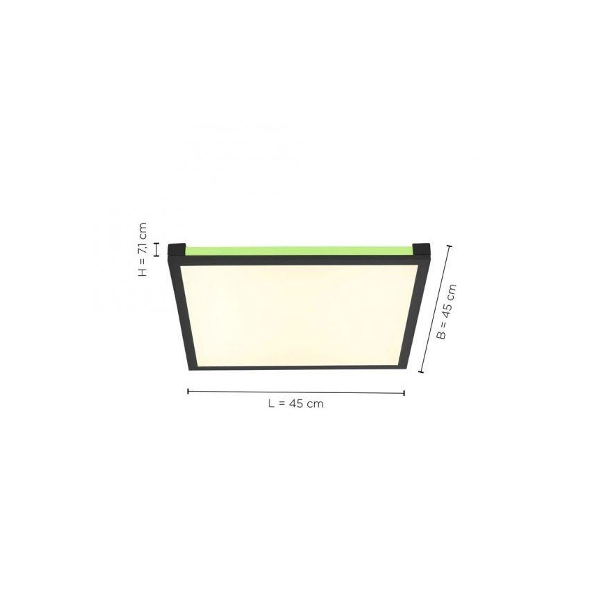 Leuchten Direkt 11621-18 - Dimbare LED RGB Plafond Lamp MARIO LED/24W/230V 2700-5000K + AB