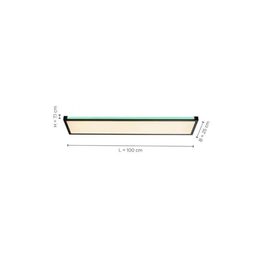 Leuchten Direkt 11622-18 - Dimbare LED RGB Plafond Lamp MARIO LED/29W/230V 2700-5000K + afstandsbediening