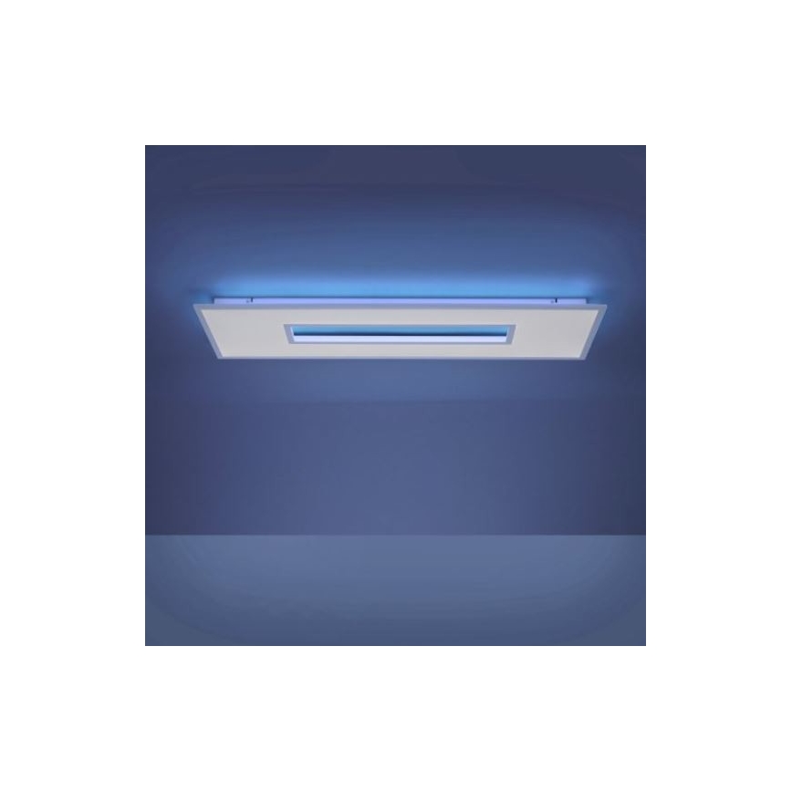 Leuchten Direkt 11646-16 - Dimbare LED RGB Plafond Lamp RECESS 1xLED/41W/230V + 1xLED/7,5W + afstandsbediening