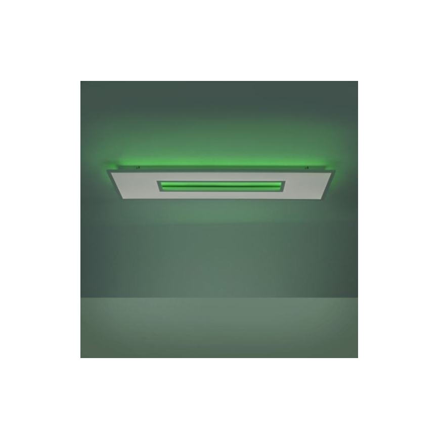 Leuchten Direkt 11646-16 - Dimbare LED RGB Plafond Lamp RECESS 1xLED/41W/230V + 1xLED/7,5W + afstandsbediening