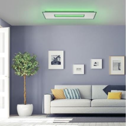 Leuchten Direkt 11646-16 - dimbare RGB-LED inbouwarmatuur RECESS LED/41W/230V + LED/7,5W + afstandsbediening