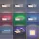 Leuchten Direkt 11663-16 - Dimbare LED RGB plafondlamp ARENDA LED/22W/230V + afstandsbediening