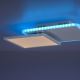 Leuchten Direkt 11663-16 - Dimbare LED RGB plafondlamp ARENDA LED/22W/230V + afstandsbediening