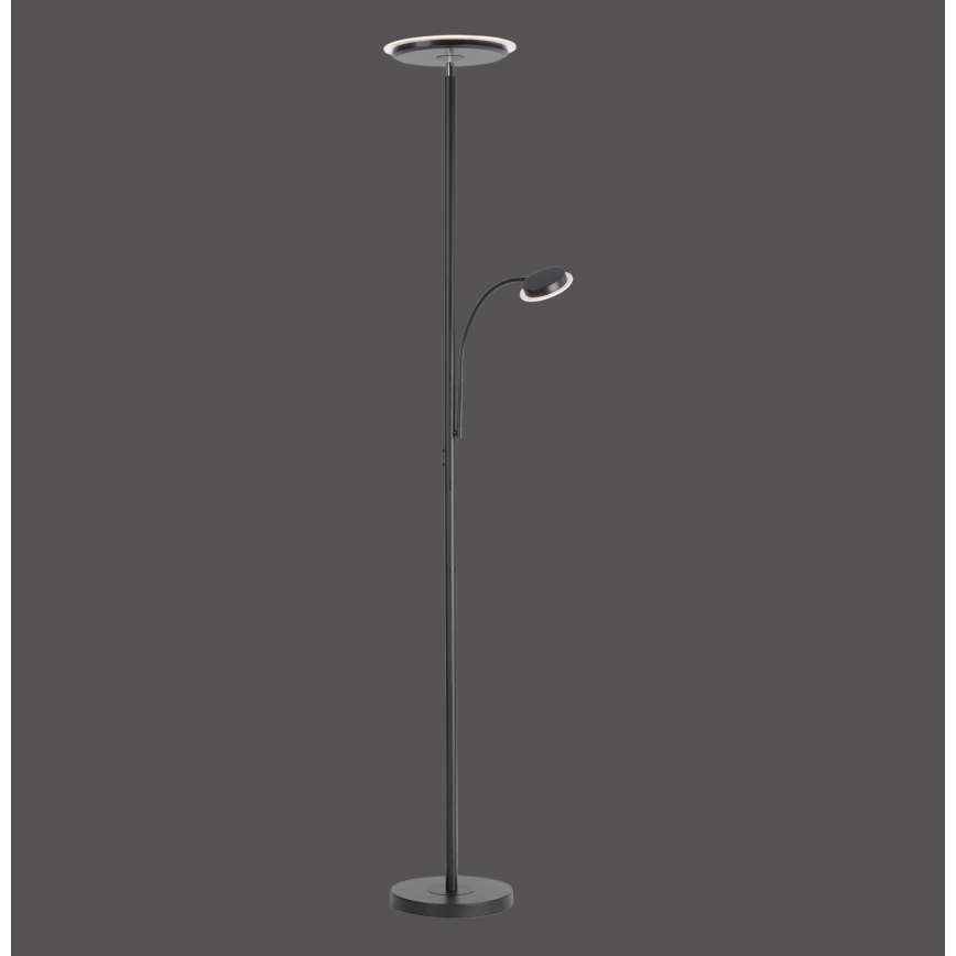 Leuchten Direkt 11709-18 - LED dimbare vloerlamp HANS LED/22W/230V + LED/4W