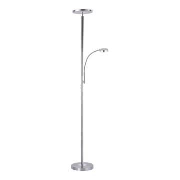 Leuchten Direkt 11709-55 - LED dimbare vloerlamp HANS LED/22W/230V + LED/4W