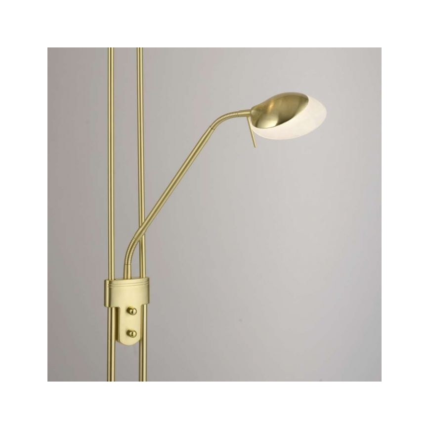 Leuchten Direkt 11730-60 - LED dimbare vloerlamp ZAHARA LED/16W/230V + LED/5W