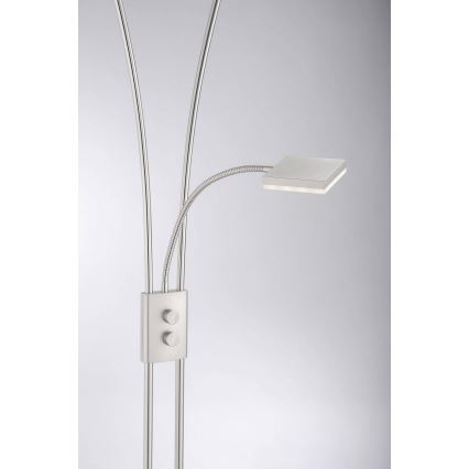 Leuchten Direkt 11776-55 - Dimbare en Staande LED Lamp HELIA LED/16,8W/230V + 2xLED/3,8W