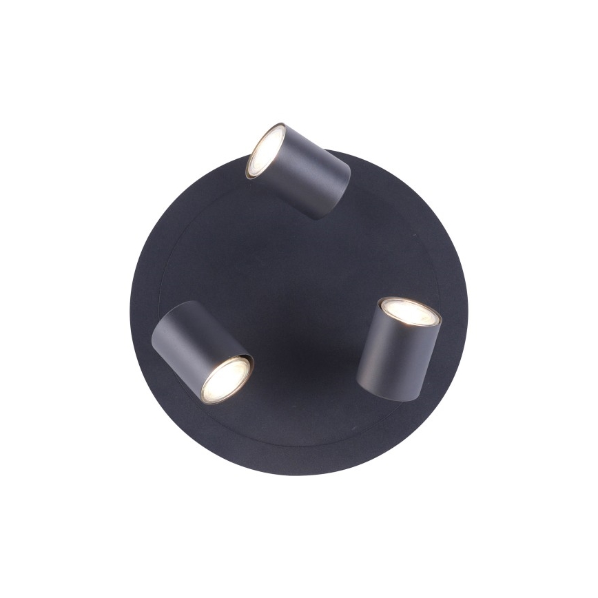 Leuchten Direkt 11943-13 - LED Spot TARIK 3xGU10/5W/230V antraciet