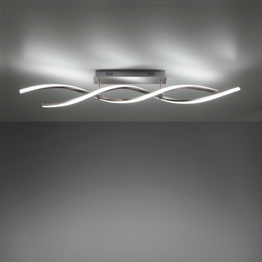 Leuchten Direkt 11993-55 - Dimbare LED RGB Hanglamp voor Oppervlak Montage SWING 2xLED/8,5W/230V 2700-5000K + afstandsbediening