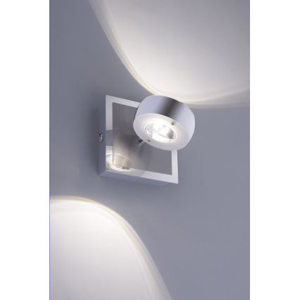 Leuchten Direkt 12471-55 - Dimbare LED RGBW Wand Spot OPTI LED/6W/230V 2700-5000K + afstandsbediening