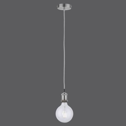 Leuchten Direkt 13570-55 - Hanglamp aan een koord DIY 1xE27/60W/230V mat chroom