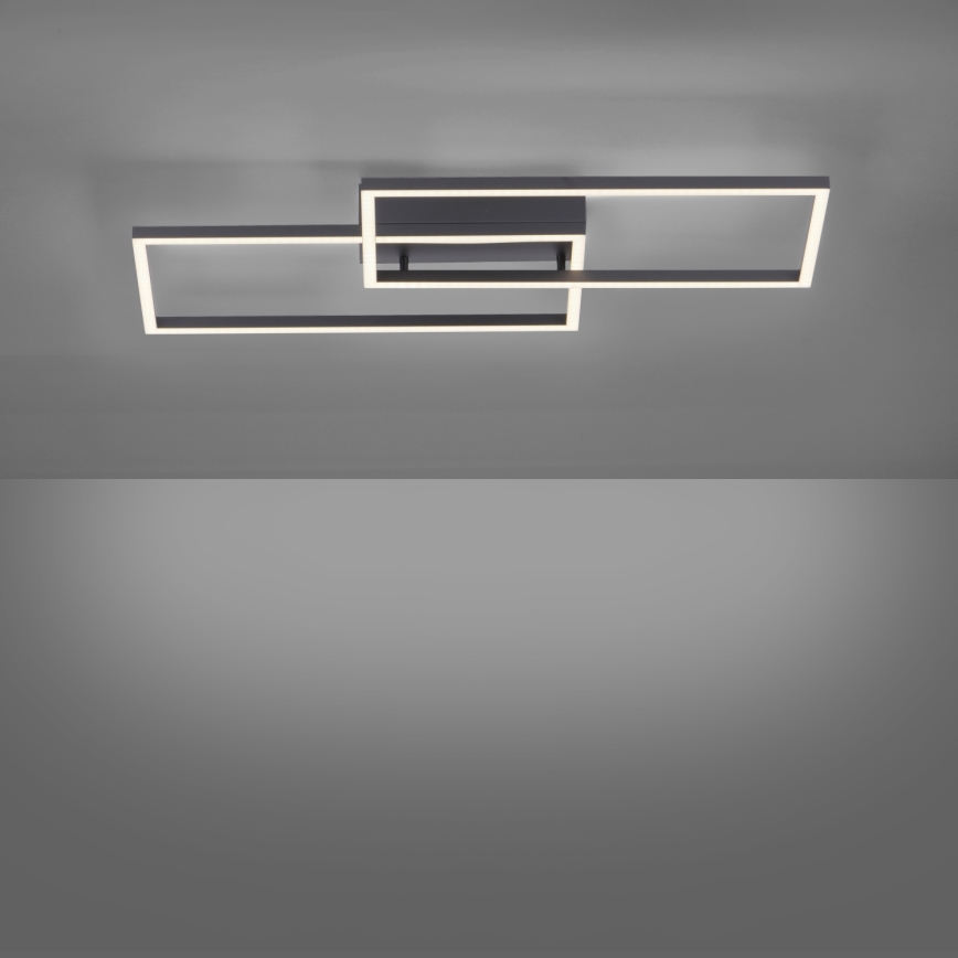 Leuchten Direkt 14140-18 - LED Plafondlamp dimbaar IVEN 2xLED/13,5W/230V + afstandsbediening
