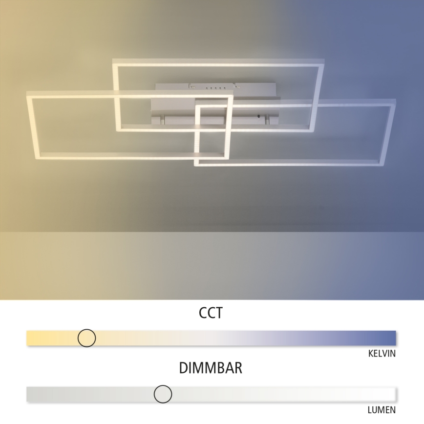 Leuchten Direkt 14150-55 - LED Dimlicht IVEN + afstandsbediening 3xLED/13W/230V + AB
