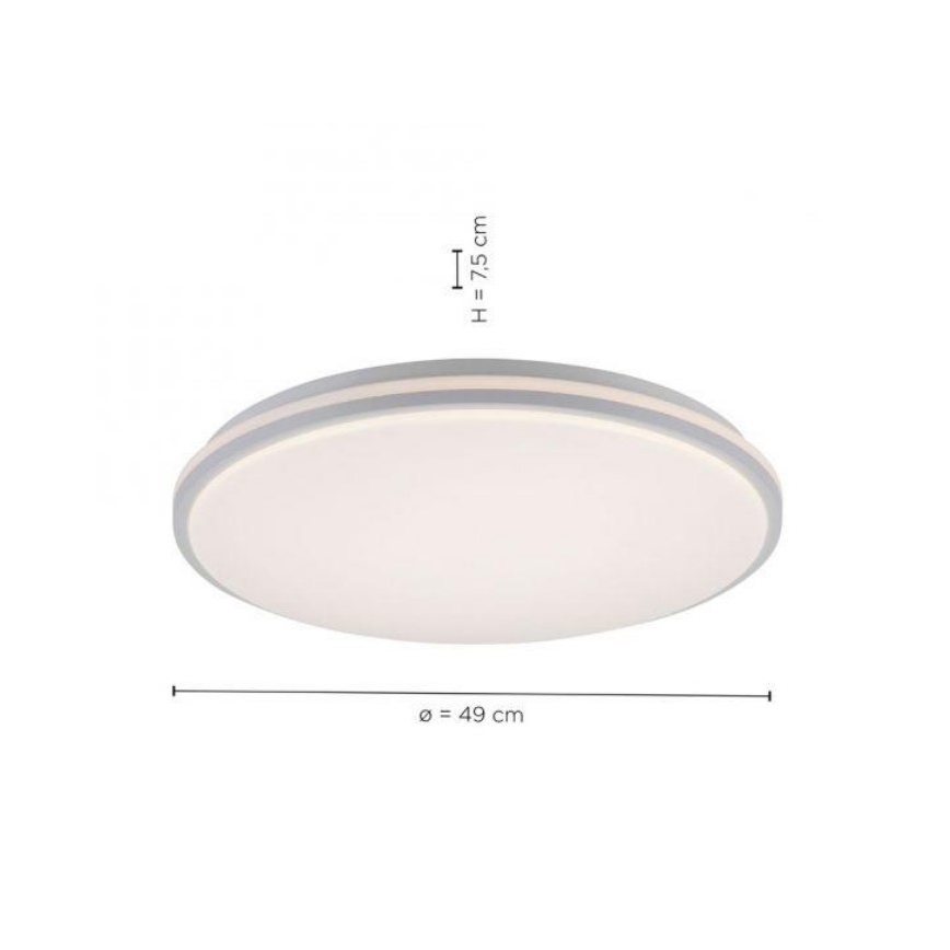 Leuchten Direkt 14209-16 - Dimbare LED Plafond Lamp COLIN LED/32,4W/230V
