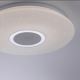 Leuchten Direkt 14287-16 - Dimbare LED Plafondlamp met Luidspreker PELVO LED/22W/230V + afstandsbediening