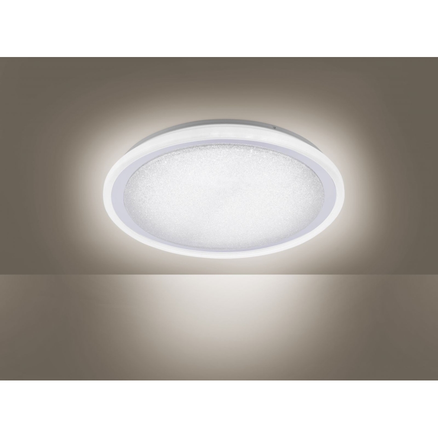 Leuchten Direkt 14336-17 - Dimbare LED Plafond Lamp MEDINA LED/40W/230V + afstandsbediening