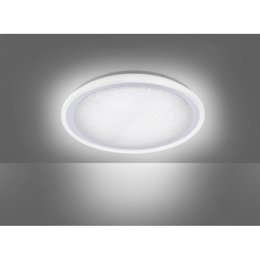 Leuchten Direkt 14336-17 - Dimbare LED Plafond Lamp MEDINA LED/40W/230V + afstandsbediening