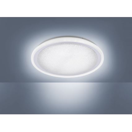Leuchten Direkt 14336-17 - Dimbare LED Plafond Lamp MEDINA LED/40W/230V + afstandsbediening